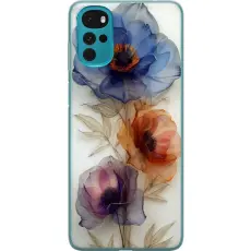 Gustaf - Mobilskal till Motorola Moto G22 med Silkesblommor