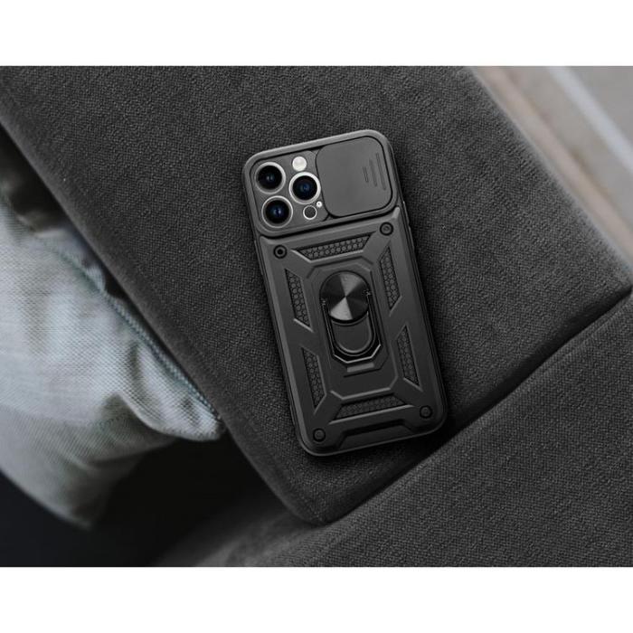 UTGATT1 - iPhone 11 Pro Max Skal Slide Armor - Svart