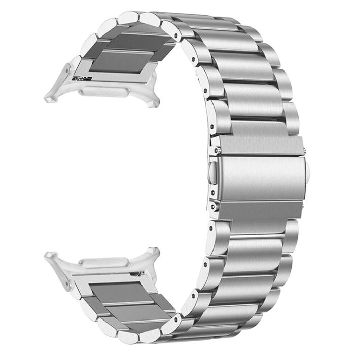 A-One Brand - Galaxy Watch 8/8 Classic (40/44/46mm) Armband Stainless Steel - Silver