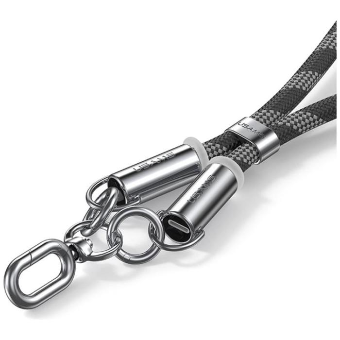 USAMS - USAMS USB-C Till Lightning Kabel 1.2m Lanyard - Grön
