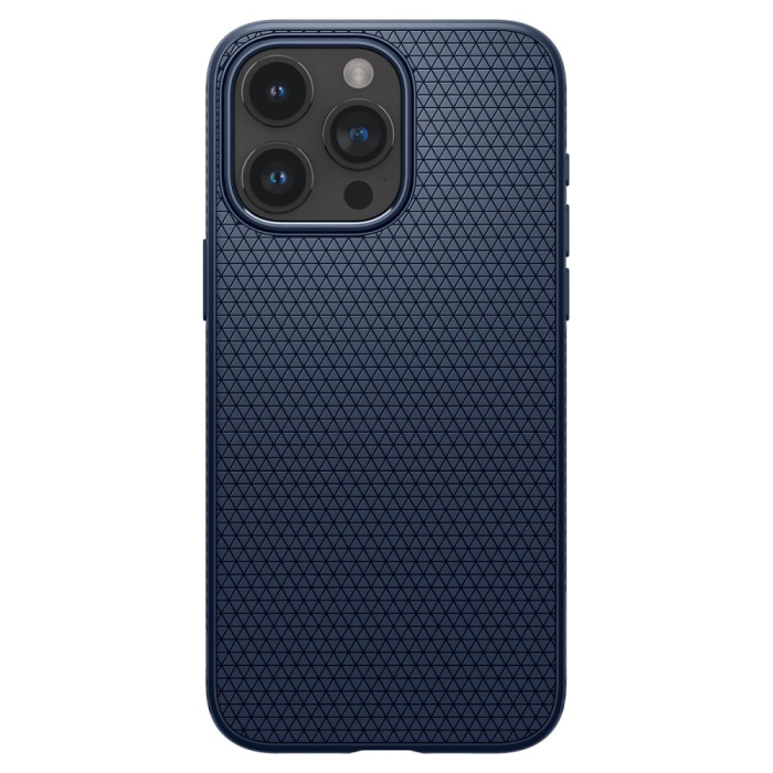 Spigen - Spigen iPhone 15 Pro Max Mobilskal Liquid Air - Marinblå