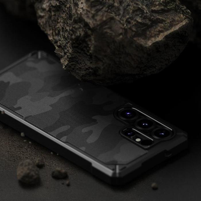 Ringke - Ringke Galaxy S25 Ultra Mobilskal Rugged Gear - Camo Svart