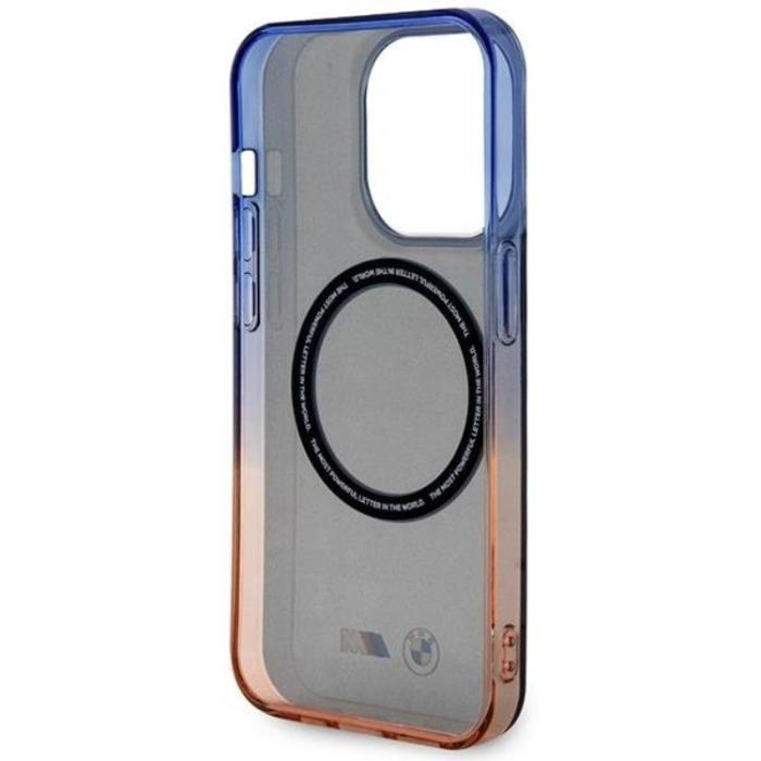 BMW - BMW iPhone 14 Pro Mobilskal Magsafe Gradient Bumper - Grå
