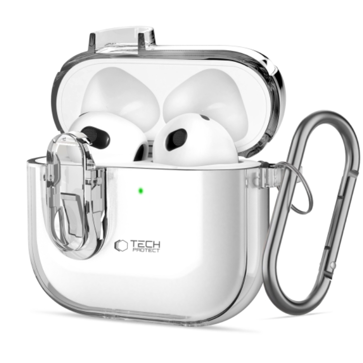 Tech-Protect Airpods 4 Skal Slim Hook - clear | 2353 | AlltMobil