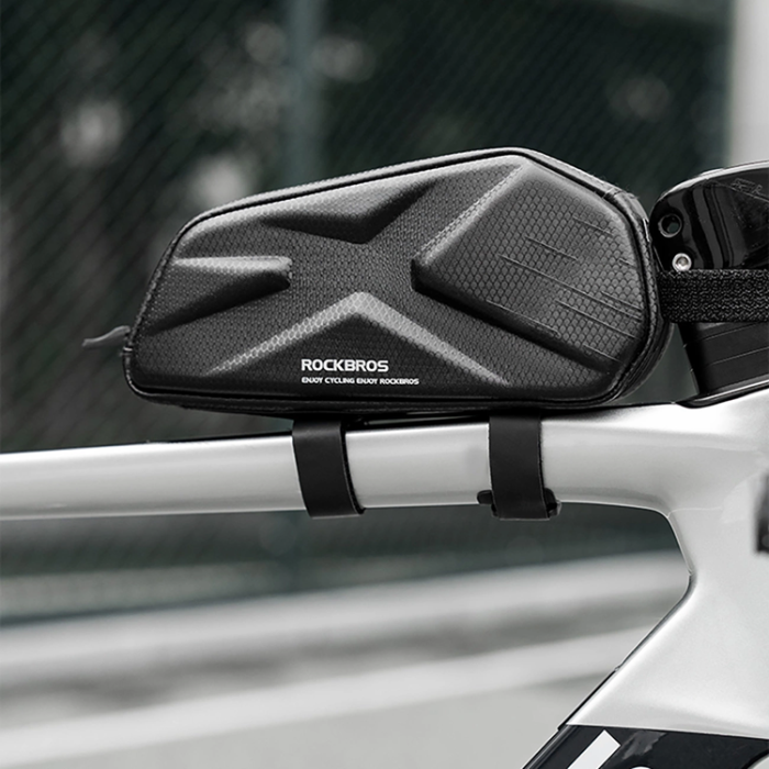 Rockbros - Rockbros Styv Cykelväska för Ram eller Topprör 1.4L - Svart