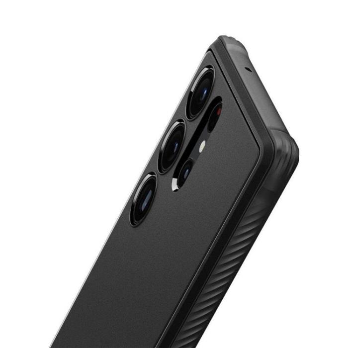 Spigen - Spigen Galaxy S23 Ultra Skal Rugged Armor - Svart