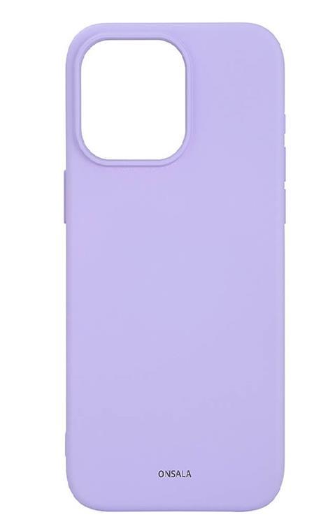 Onsala iPhone 15 Pro Max Mobilskal Magsafe Silicone - Lila | 2353 | AlltMobil