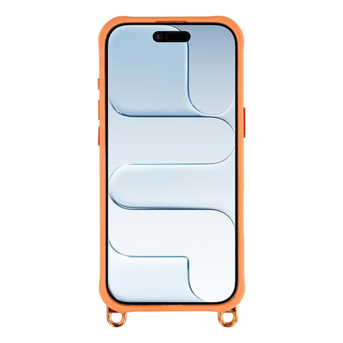 OEM - Mobilskal till iPhone 17 MagSafe med Justerbart Axelband Kamerastativ - Orange