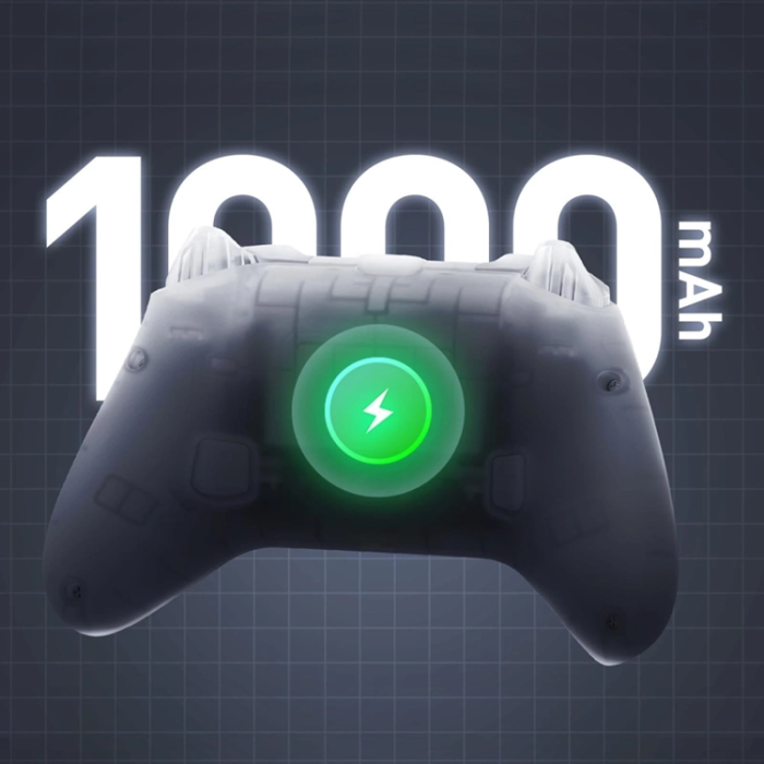 Machenike - Machenike Trådlös Spelkontroll med Laddningsstation G3 V2 - Vit