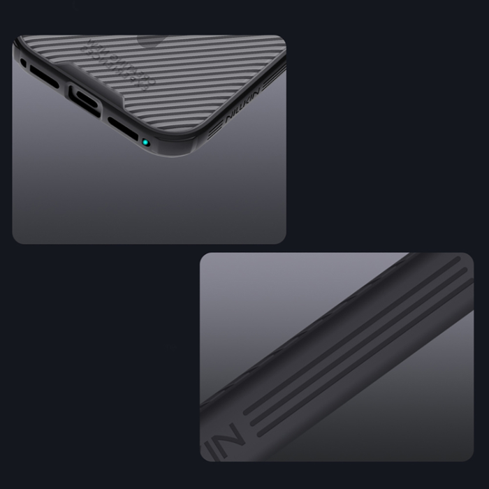 Nillkin - Nillkin iPhone 17 Pro Max Mobilskal MagSafe CamShield Pro - Transparent Svart