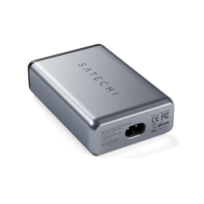 UTGATT1 - Satechi 75W PD reseladdare med dubbla USB-C och USB-A uttag