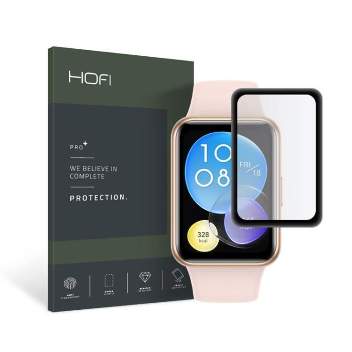 Hofi - Hofi Huawei Watch Fit 2 Härdat Glas Hybrid Pro Plus - Svart