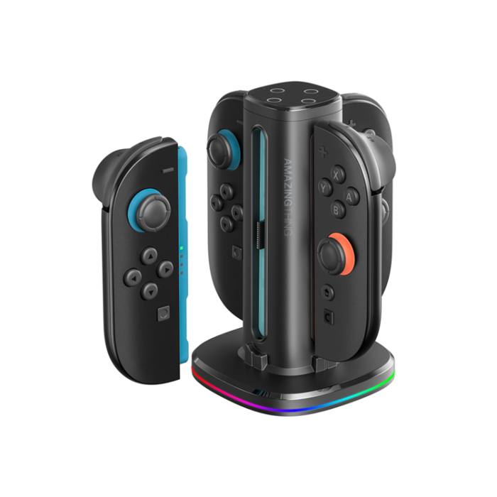 AmazingThing - AmazingThing Nintendo Switch 2 Laddare Thunder Pro PlayDock - Svart