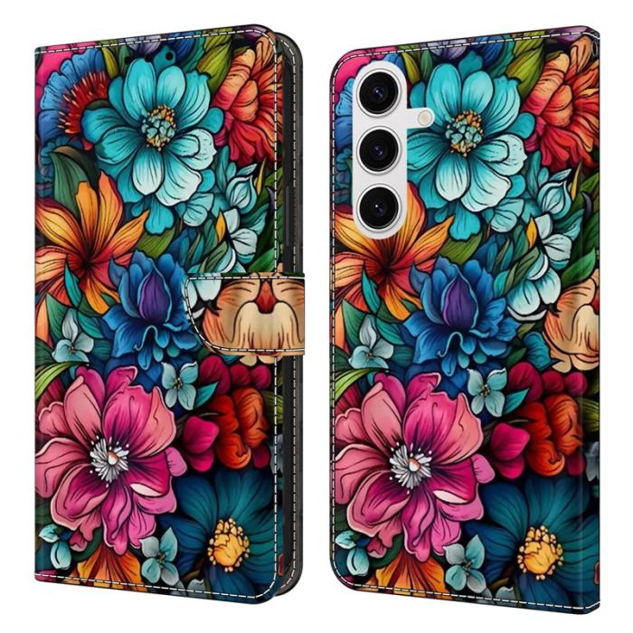 OEM - Staphyllum Mobilskal till Samsung Galaxy S26/S26 Pro TPU + KonstLäder - Mönstrad