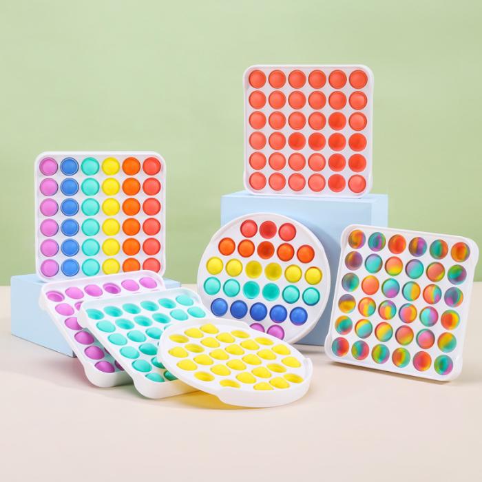 UTGATT1 - Pop it Fidget Toy - Sensory toy - Regnbåge