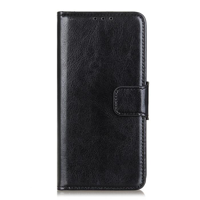 UTGATT1 - Crazy Horse Plånboksfodral till Samsung Galaxy S20 - Svart