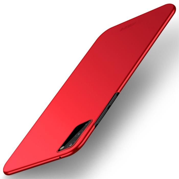 UTGATT1 - MOFI Shield Slim Skal till Galaxy S20 - Röd