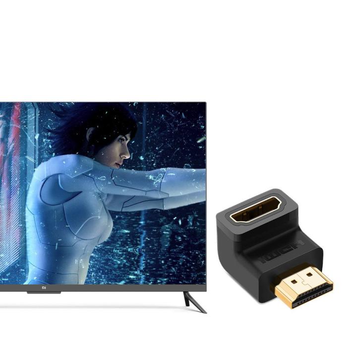Ugreen - Ugreen HDMI down angle adapter 20109 Svart