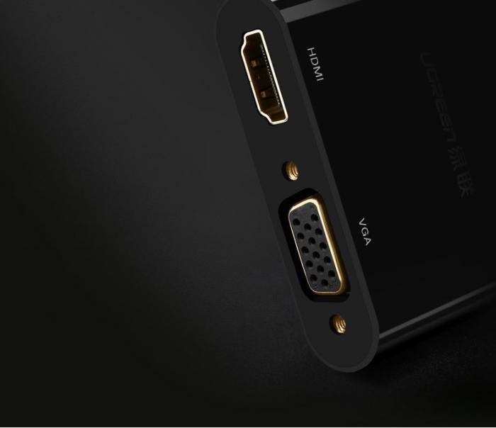 UTGATT1 - UGreen HDMI/VGA DisplayPort adapter 4K@30 Hz Full HD 1080p Vit