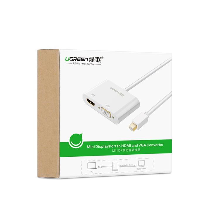 UTGATT1 - UGreen HDMI/VGA DisplayPort adapter 4K@30 Hz Full HD 1080p Vit