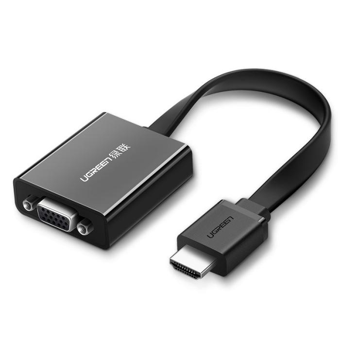 Ugreen - Ugreen HDMI VGA micro USB/audio 3.5mm mini jack adapter Svart