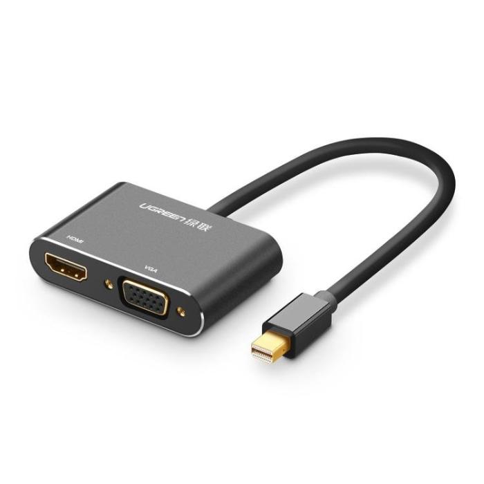 UTGATT1 - UGreen HDMI/VGA mini DisplayPort adapter Full HD 1080p Svart