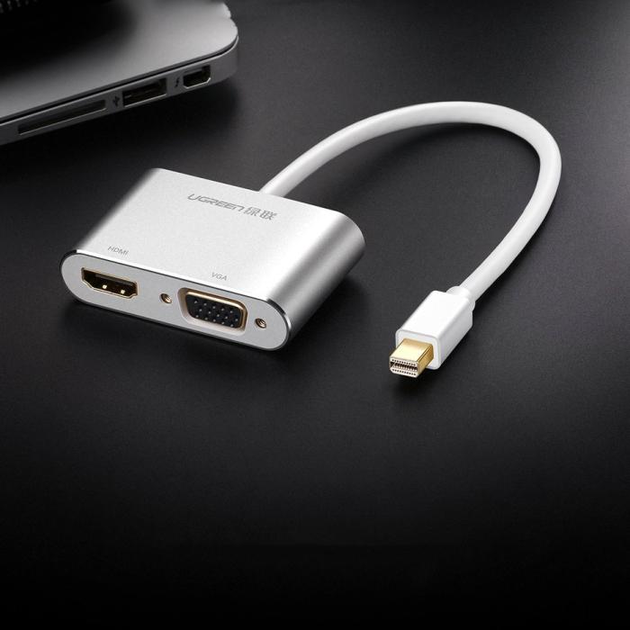 UTGATT1 - UGreen HDMI/VGA mini DisplayPort adapter Full HD 1080p Svart