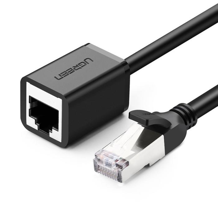 Ugreen - Ugreen Kabel Ethernet RJ45 Cat 6 FTP 1000 Mbps 0.5 m Svart