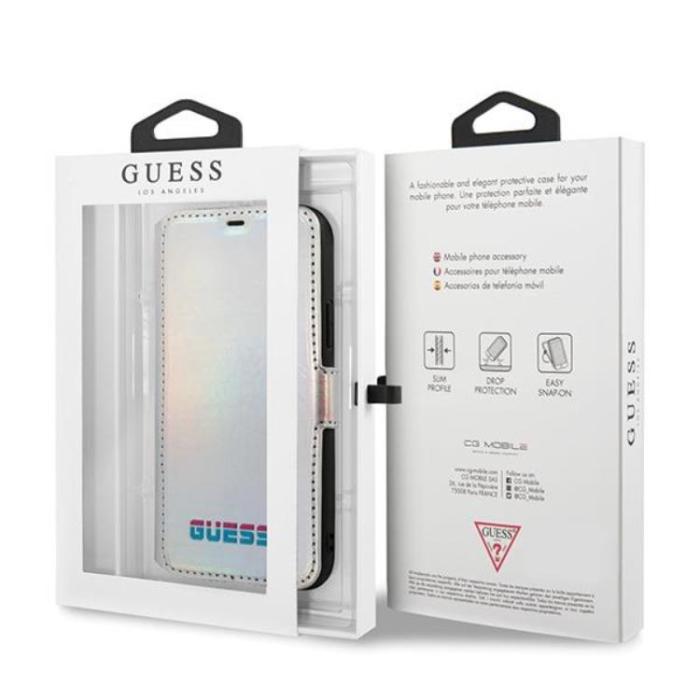 Guess - Guess Iridescent Fodral iPhone 11 Pro - Silver