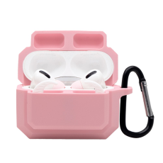 A-One Brand - AirPods Pro Skal Silikon 3-in-1 - Rosa