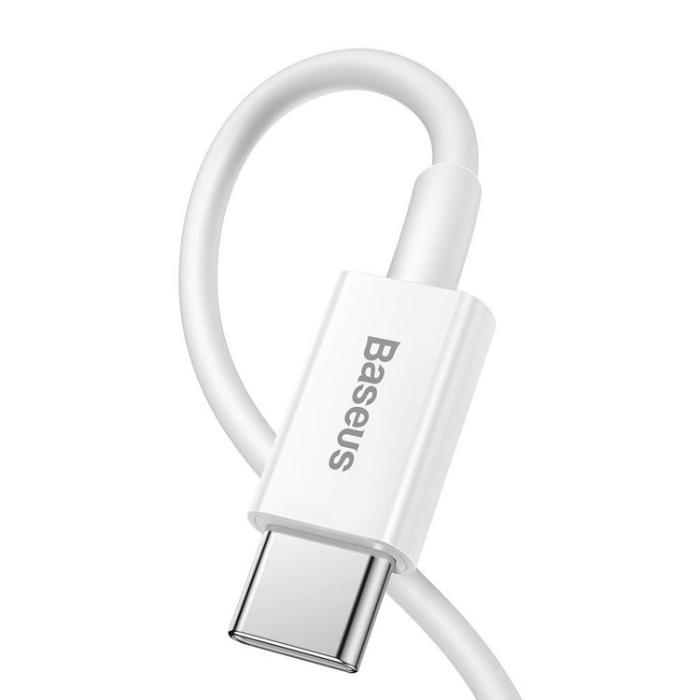 BASEUS - Baseus Superior USB-C till Lightning kabel 20 W 1m - Vit