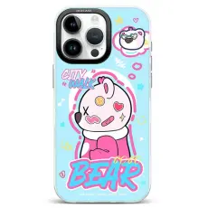 JAUCASE - JAUCASE iPhone 16 Pro Mobilskal MagSafe - City Walk Bear