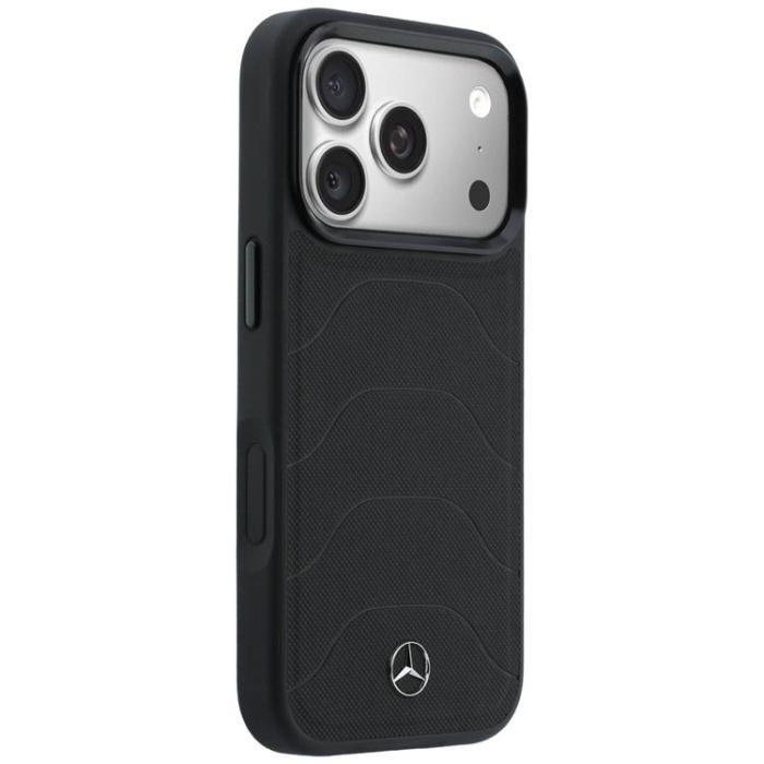 Mercedes - Mercedes Mobilskal För iPhone 17 Pro Max MagSafe Mesh with Bow Line - Svart