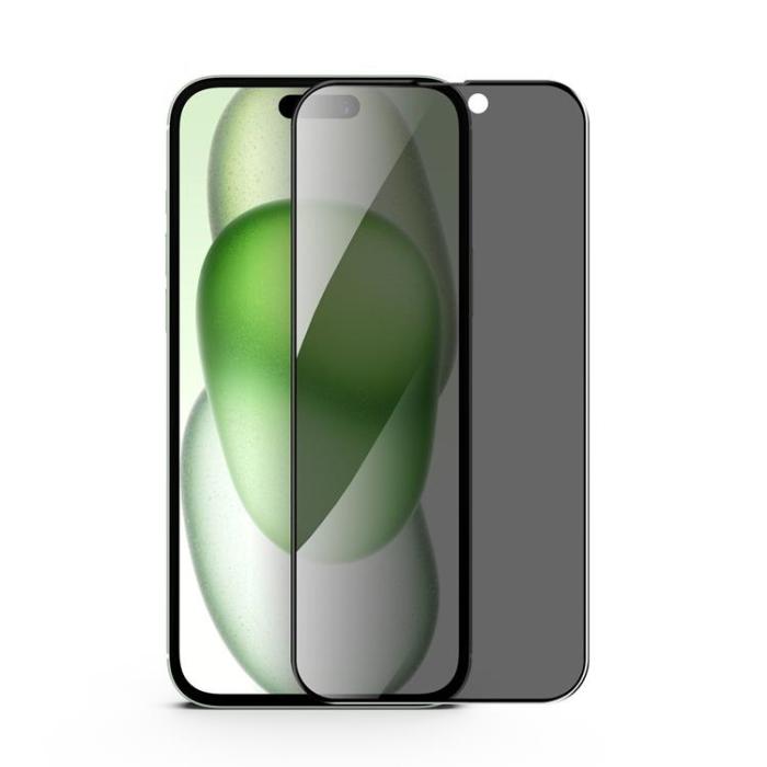 Boom of Sweden - LIVSTIDSGARANTI - BOOM iPhone 16 Privacy Härdat Glas Skärmskydd 2st