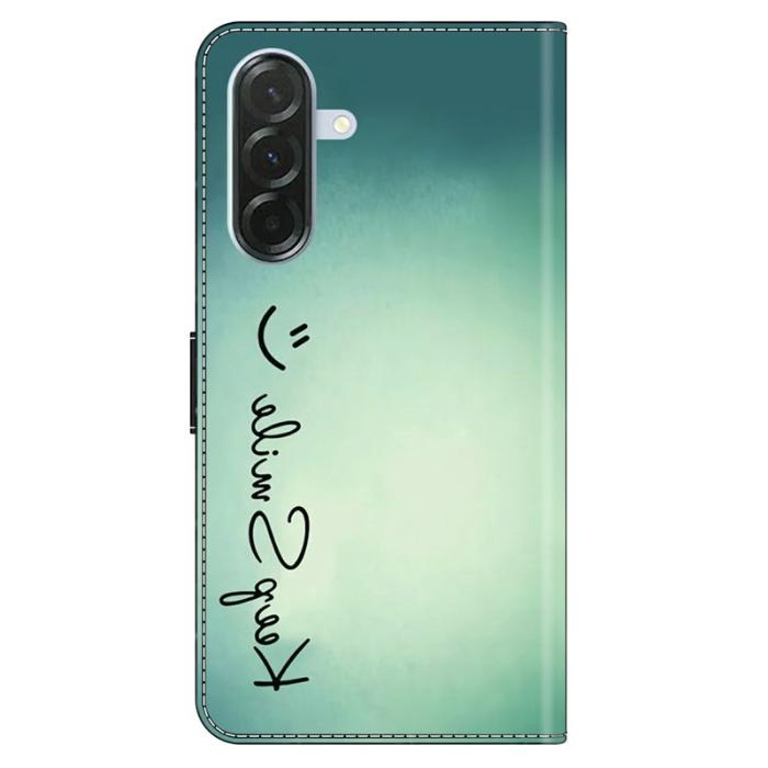 OEM - Keep Smile Samsung Galaxy A37 Plånboksfodral Konstläder - Vit