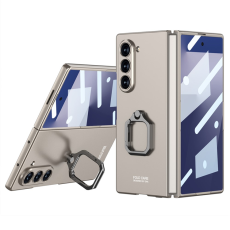 GKK - GKK Galaxy Z Fold 7 Mobilskal Ringhållare Kickstativ - Titangrå