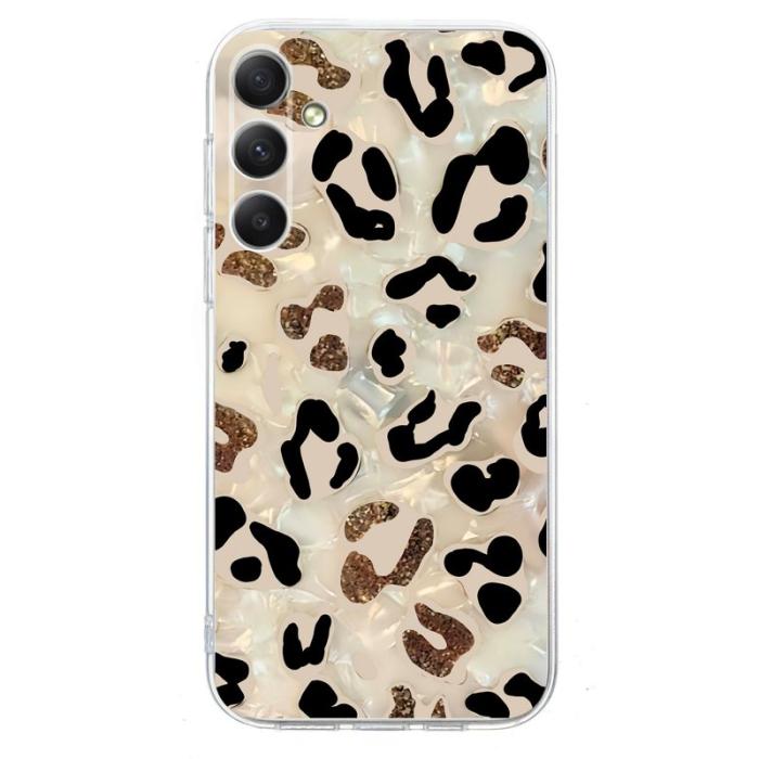 OEM - Mobilskal till Samsung Galaxy A37 Mönstertryck Stöttålig TPU - Leopard Print
