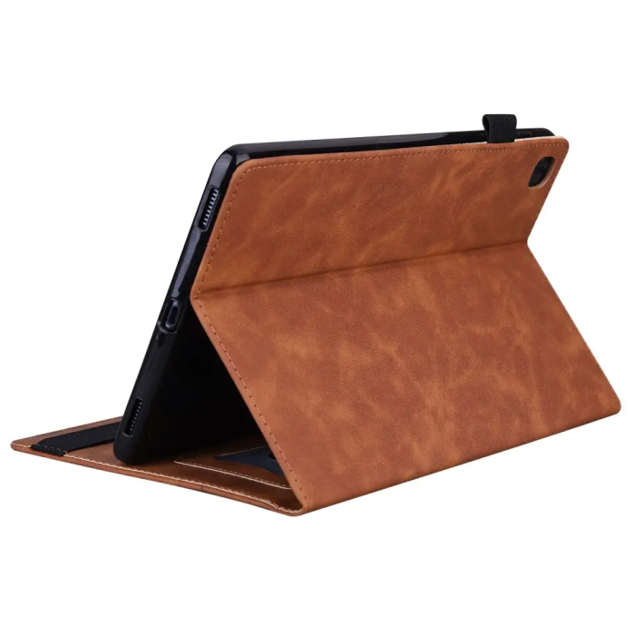 Taltech - Galaxy Tab A8 10.5 2021 Plånboksfodral - Brun