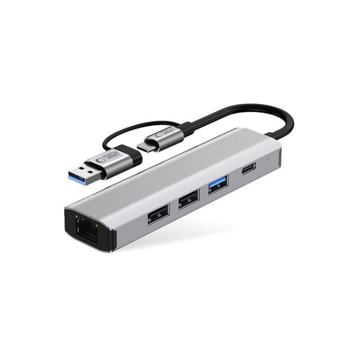 Tech-Protect - Tech-Protect HB03 5in1 Hub Adapter - Space Grå