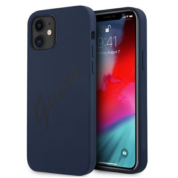 Guess Skal iPhone 12 Mini Script Vintage - Blå | 2353 | AlltMobil