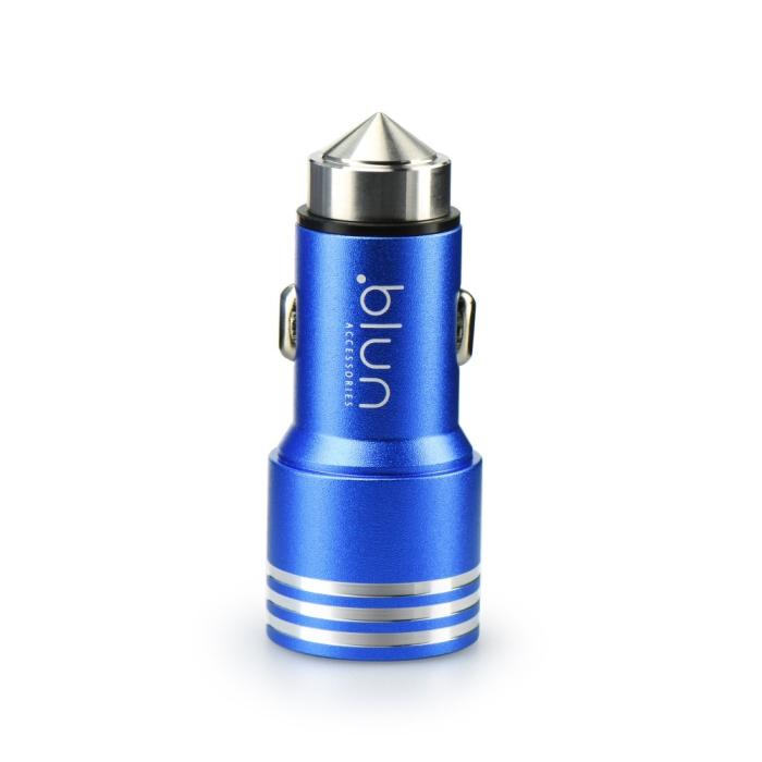 UTGATT1 - Billaddare QWE CC-DAQ02 Aluminium 2xUSB 3,1A