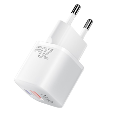 ESSAGER - ESSAGER GaN Snabbladdare 20W USB-A - USB-C EU Curved - Vit