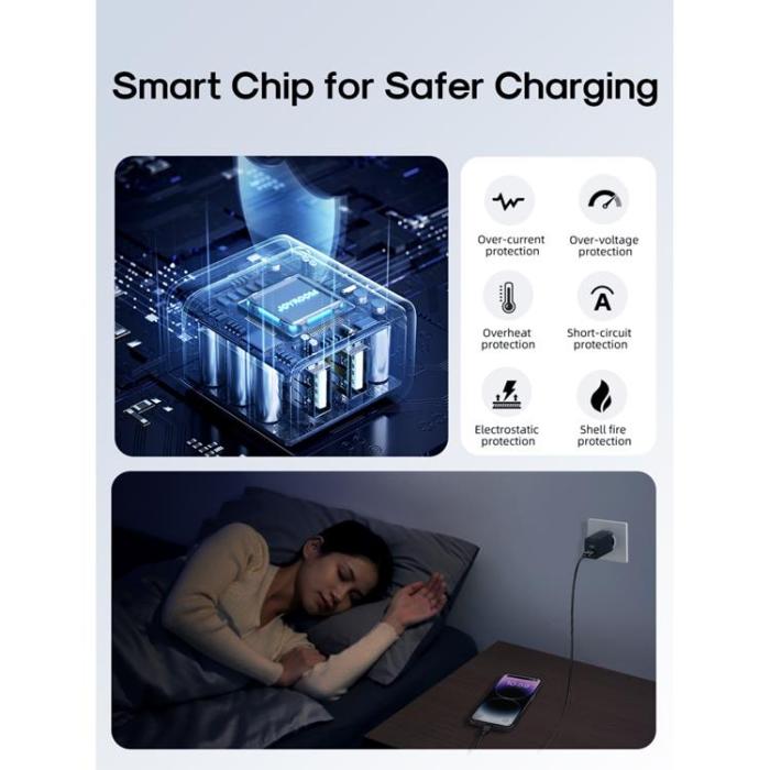 Joyroom - Joyroom Nätladdare 2xUSB-A 12W 2.4A - Svart