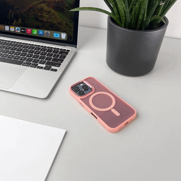 Wozinsky - Wozinsky Galaxy S25 Plus Mobilskal Magsafe Fashion - Rosa
