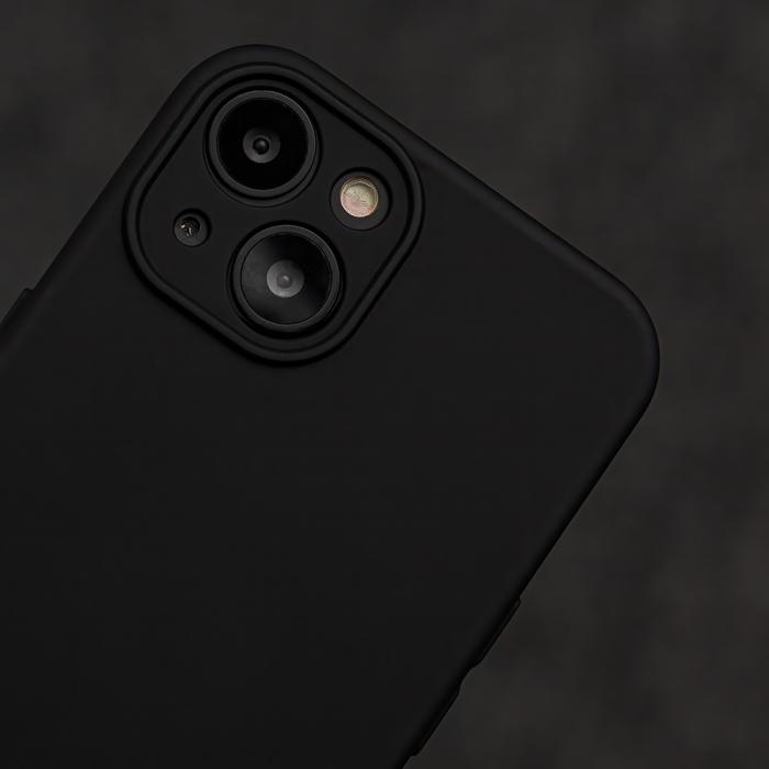 TelForceOne - Silikonfodral till iPhone 13 Pro Max Svart - Skyddande Tåligt