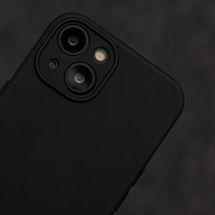 TelForceOne - Silikonfodral till iPhone 13 Pro Max Svart - Skyddande Tåligt