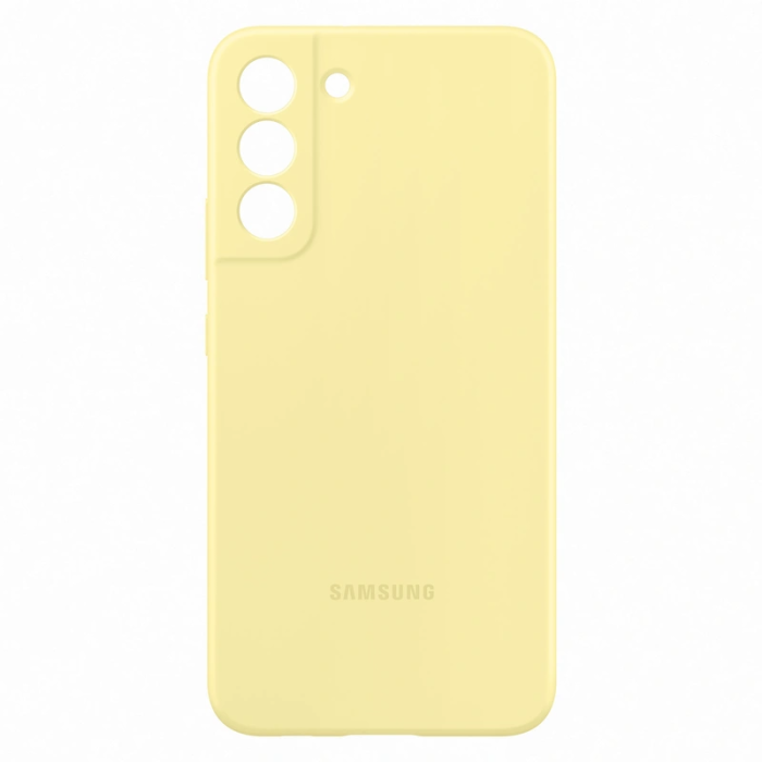 UTGATT1 - Samsung Silicone Skal Galaxy S22 Plus - Gul