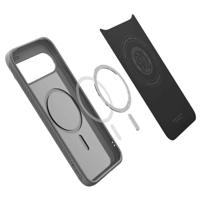Spigen - Spigen Google Pixel 10/10 Pro Mobilskal Magsafe Liquid Air - Marble Grå