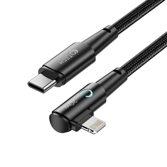 Tech-Protect - Tech-Protect USB-C till Lightning kabel Ultraboost 1m - Svart