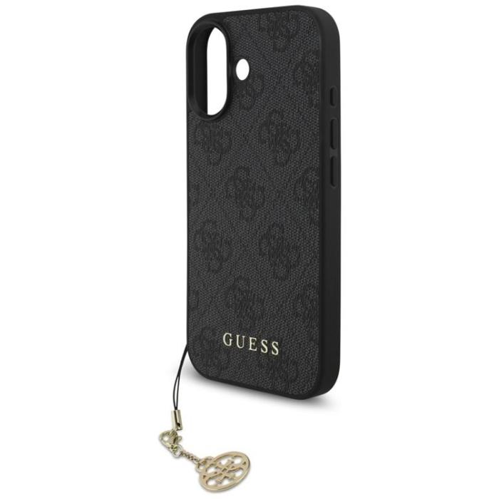 Guess - Guess iPhone 17 Mobilskal MagSafe 4G Charms Collection - Svart